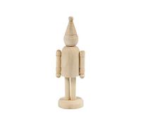 Creotime figurine en bois Chapeau 13 cm chacun