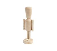 Creotime figurine en bois Chapeau 18 cm chacun