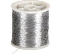 Creotime fil à coudre nylon argent 100 mètres Argent G