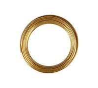Creotime fil aluminium 29 m rond 3 mm or