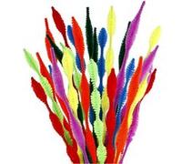 Creotime fil chenille 28 pièces 30 cm 5 - 12 mm multicolore Multicolore