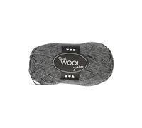 Creotime fil de chaussette L : 200m gris foncé 50gr