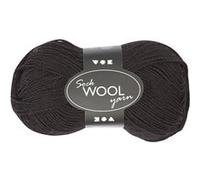 Creotime Fil de chaussette L : 200m noir 50gr Noir G