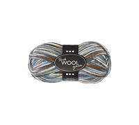 Creotime fil de chaussettes L : 200m harmonie bleu/gris 50gr