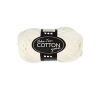 Creotime fil de coton blanc ivoire 170 mètres
