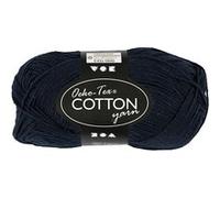 Creotime fil de coton bleu foncé 170 mètres Bleu marine G