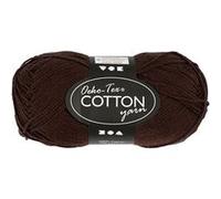 Creotime fil de coton brun foncé 170 mètres