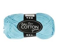 Creotime fil de coton turquoise 170 mètres Turquoise G