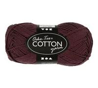 Creotime fil de coton violet foncé 170 mètres Violet G