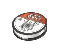 Beadalon Fil à perler thermocollé - Givré - 0 cm - 18,1 m