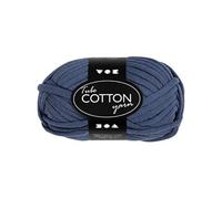 Creotime Fil textile bleu foncé 45 m 100 g Bleu