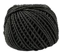 Creotime fil Weaving Paper 3 mm noir 40 mètres par balle Noir G