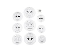 Creotime kit de bricolage Squelette mobile 12-15-18 cm carton blanc 9 pièces