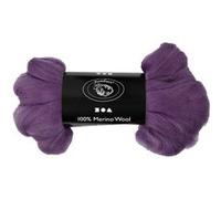 Creotime laine Mérinos 21 microns violet pourpre 100 grammes par bulbe Violet G