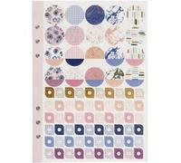 Creotime livre d'autocollants A5 violet Multicolore G