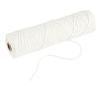Creotime mèche de bougie 115 m 100 gr de paraffine pure Blanc G
