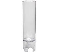 Creotime moule bougie cylindre 123 x 40 mm transparent Transparent