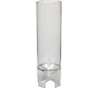 moule bougie cylindre 140 x 50 mm transparent