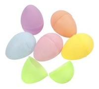 Creotime oeufs en plastique colorés 24 pièces Multicolore G