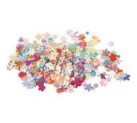 Creotime pailettes fleurs colorées 5-20 mm 390 pièces Multicolore G