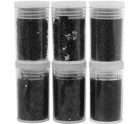 Creotime paillettes métalliques noires 6 x 5 grammes Noir G