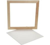 panneau en toile avec cadre 35,8 x 35,8 x 35,8 x 1,5 cm
