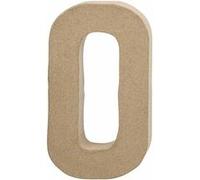 Creotime papier mâché lettre O 20,5 cm G