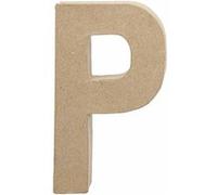 Creotime papier mâché lettre P 20,5 cm G