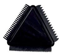 Creotime peigne texturé de 9 cm de caoutchouc noir Noir G