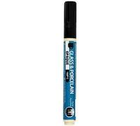 Creotime peinture stylo verre et porcelaine noir Noir G