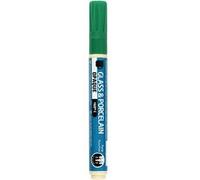 Creotime peinture stylo verre & porcelaine verte Vert G