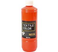 Creotime peinture textile 500 ml de néon orange Orange G