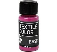 Creotime peinture textile Basic50 ml rose Rose G