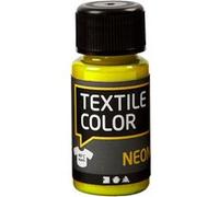 Creativ Company CC Creotime peinture textile jaune fluo 50 ml