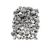 Creotime perle mélange plastique 7-11 mm argent 400 pièces