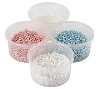 Creotime perle mousse argile bleu/rose/blanc/rose/blanc 4 parties Blauw G