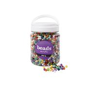 Creotime perles 10 mm 1135 pièces Multicolore