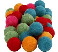 Creotime perles 20 mm 64 pièces Multicolore G