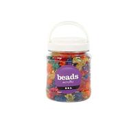 Creotime perles 220 pièces acrylique transparent Transparent G