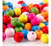Creotime perles 8x2 mm 90 pièces Multicolore G