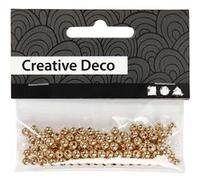 Creotime perles Creative Deco 150 pièces or 4 mm Doré G