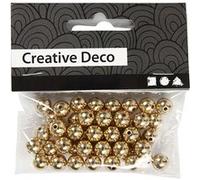 Creotime perles Creative Deco 50 pièces or Doré G