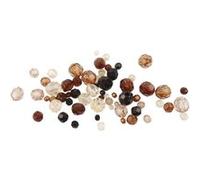 Creotime perles facettées mélange or 250 g Doré