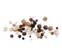 Creotime perles facettées mélange or 50 g