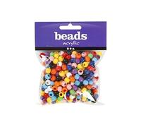 Creotime perles pastel 8 mm 180 pièces