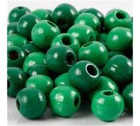 Creotime perles vertes 10x3 mm 70 pcs Vert G