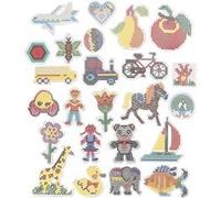 Creotime plaque inférieure perles de repassage 24 pièces Multicolore G