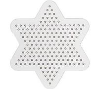 Creotime plaque inférieure perles de repassage étoile transparente 10 cm Transparent