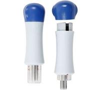 Creotime porte-aiguille en feutre 19 x 11 x 5 cm blanc/bleu en 8 parties Bleu G