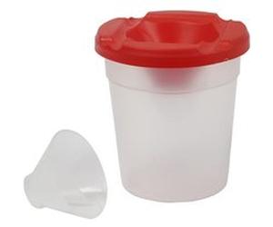 Creotime pot de peinture non falsifiable 8,5 x 8 cm rouge Rouge G